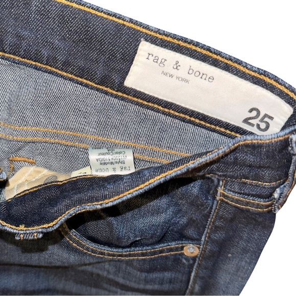 Rag & Bone Women's Dre Low-Rise Slim Boyfriend Jeans - Picture 11 of 12